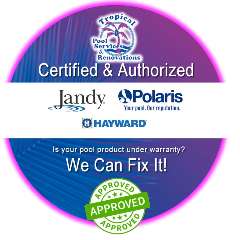 Pool Warranty Work Tropical Pool Services Renovations