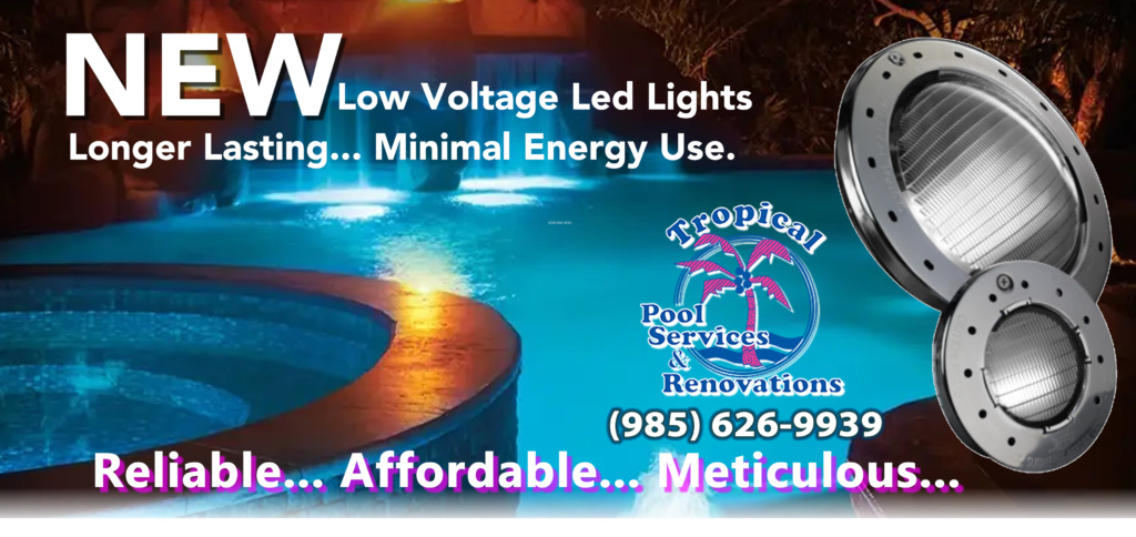 Pool Lighting Tropical Pool Services Renovations